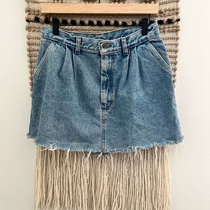 Vintage 90s Vivaldi Denim Blue Women's Skirt